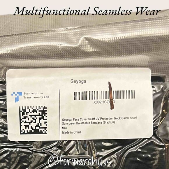 Breathable Polyester Microfiber Multifunctional Seamless Wear 6 Pk ** NEW ** - Picture 3 of 8